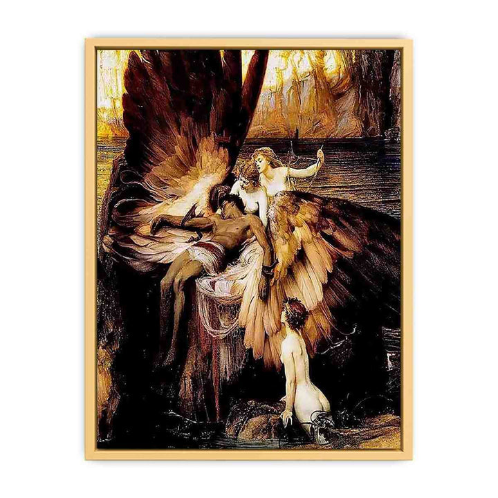 Lament for Icarus Streched canvas