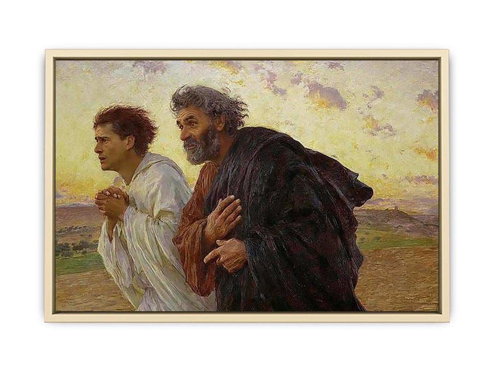Peter and John Running to the Tomb  Art Print