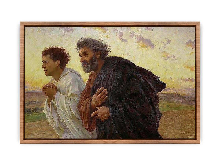 Peter and John Running to the Tomb  Poster