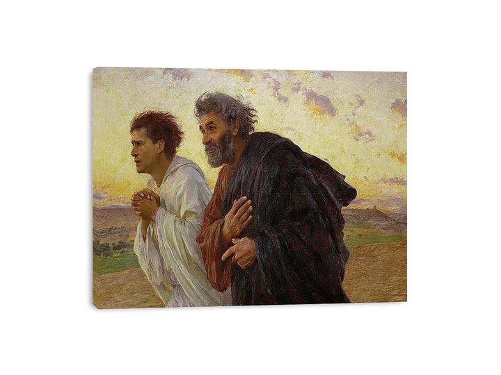 Peter and John Running to the Tomb  Painting
