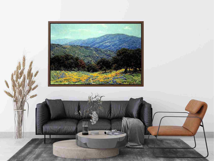 Flowers Under the Oaks Painting