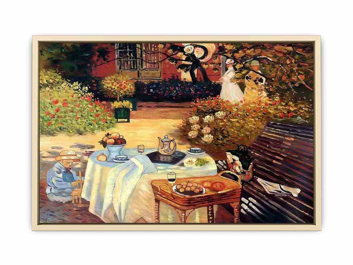Monet: Luncheon  Art Print