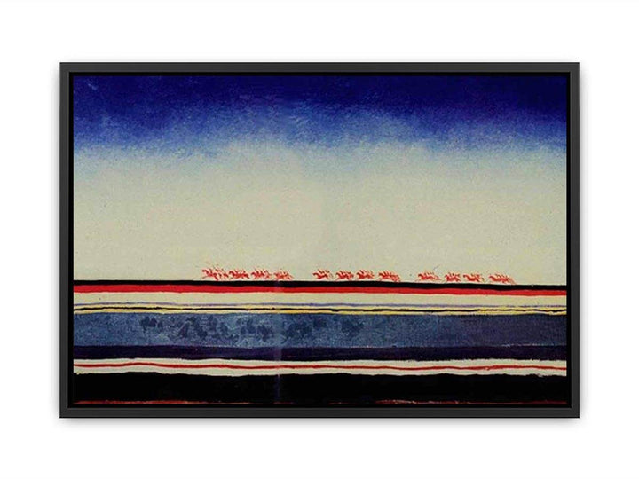 Red Cavalry (painting) Canvas Print