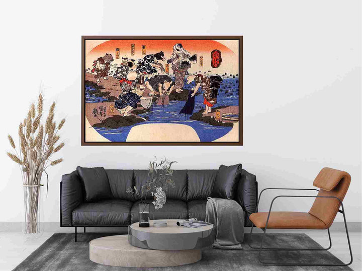 Animals dyeing fabrics Painting