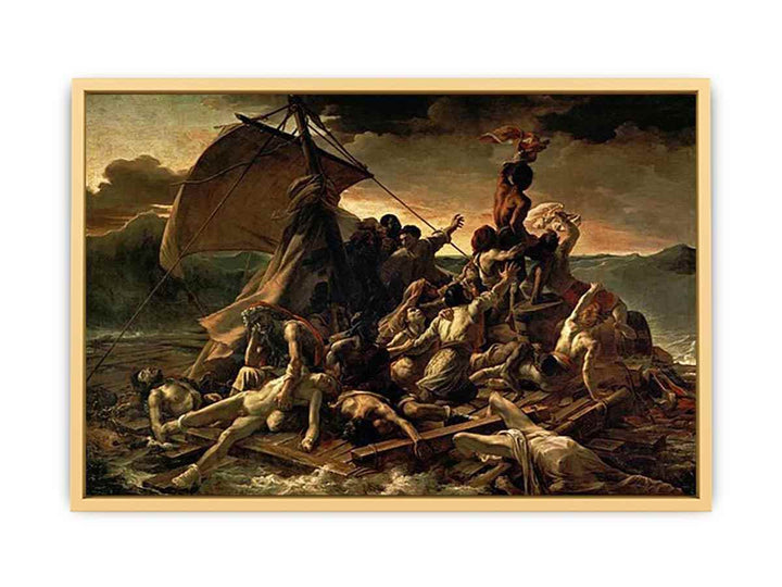 The Raft of the Medusa Streched canvas