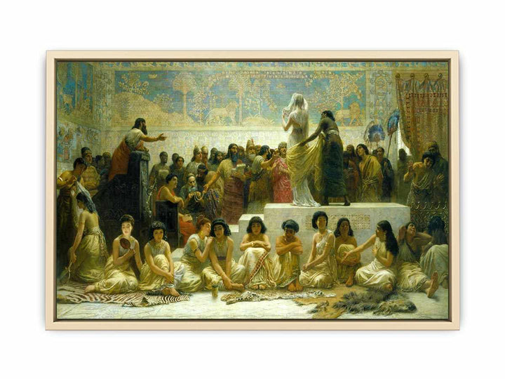 The Babylonian Marriage Market  Art Print