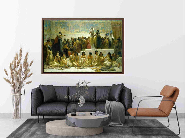 The Babylonian Marriage Market Painting