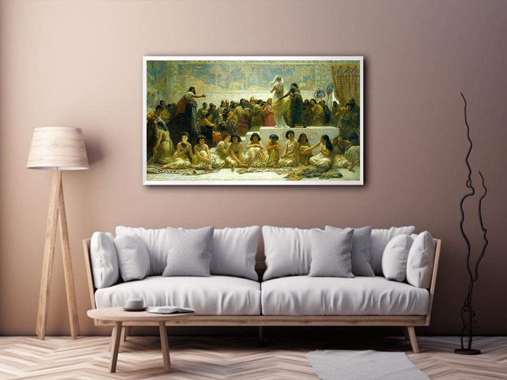 The Babylonian Marriage Market  Painting