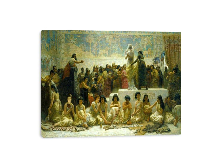 The Babylonian Marriage Market  Painting