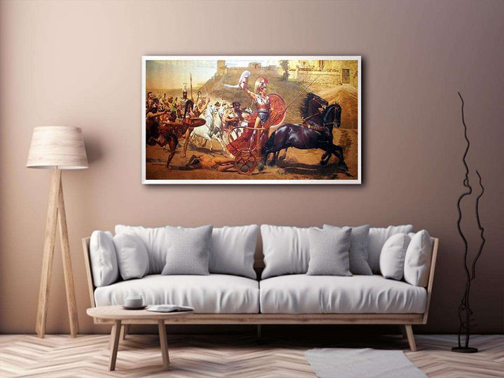 triumph of achilles painting  Painting