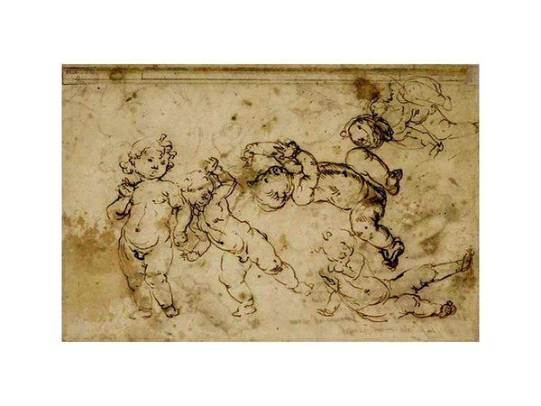 five naked children