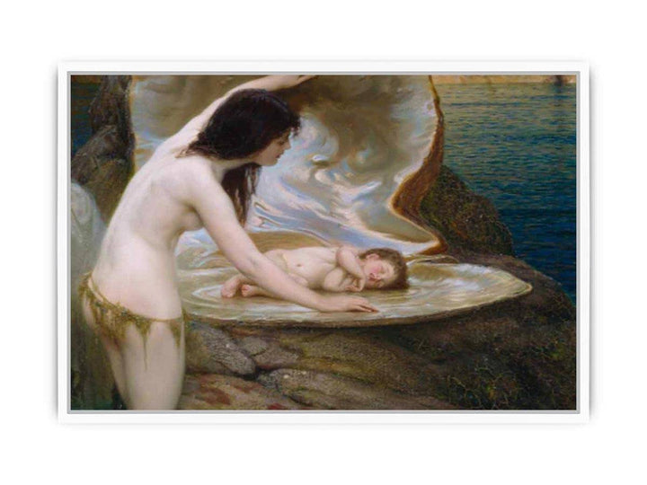 Water Baby Framed Print