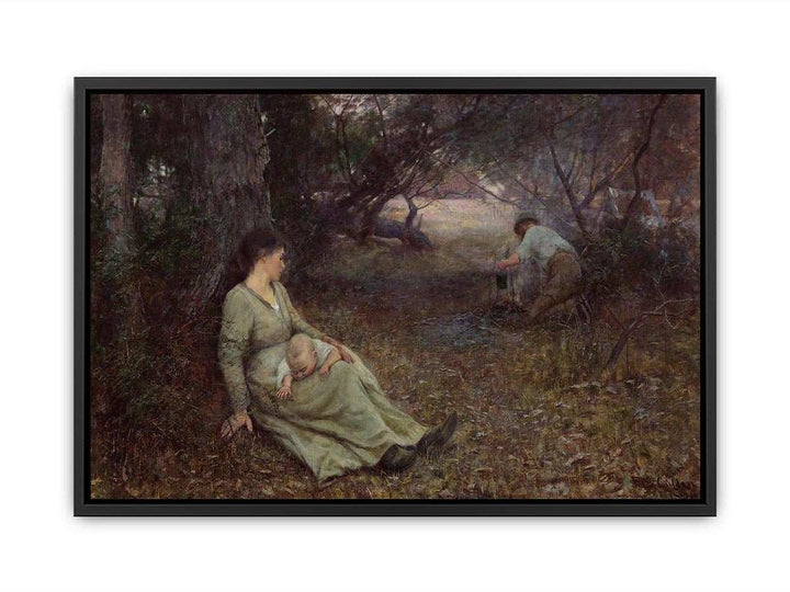On the Wallaby Track Canvas Print