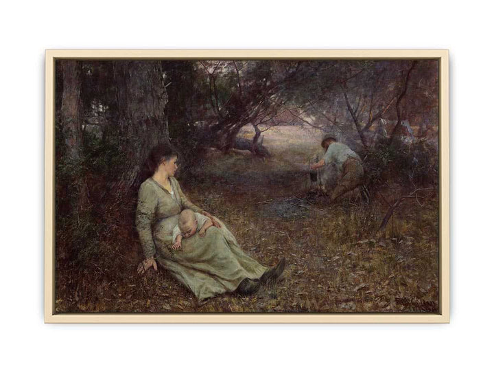 On the Wallaby Track  Art Print