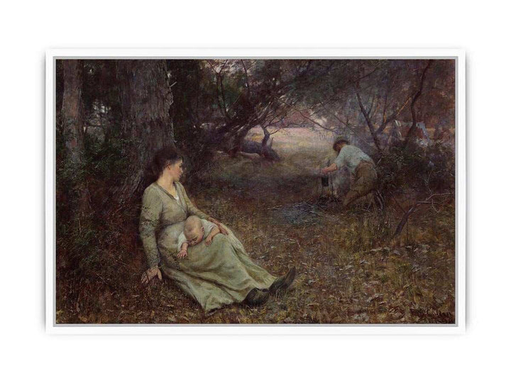 On the Wallaby Track Framed Print