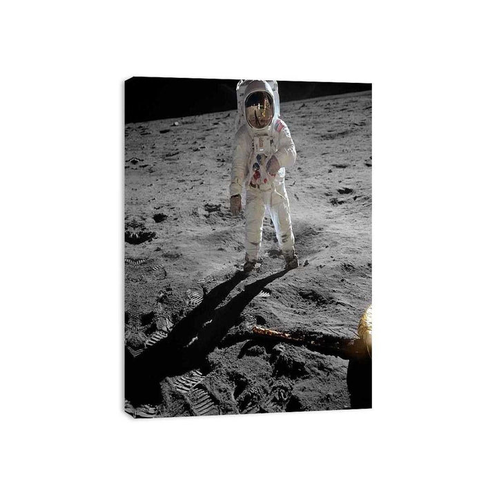 Astronaut Walk on Moon  Painting