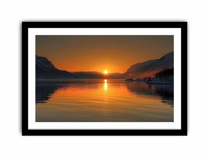 Midhnight Sun in Norway  Art Print