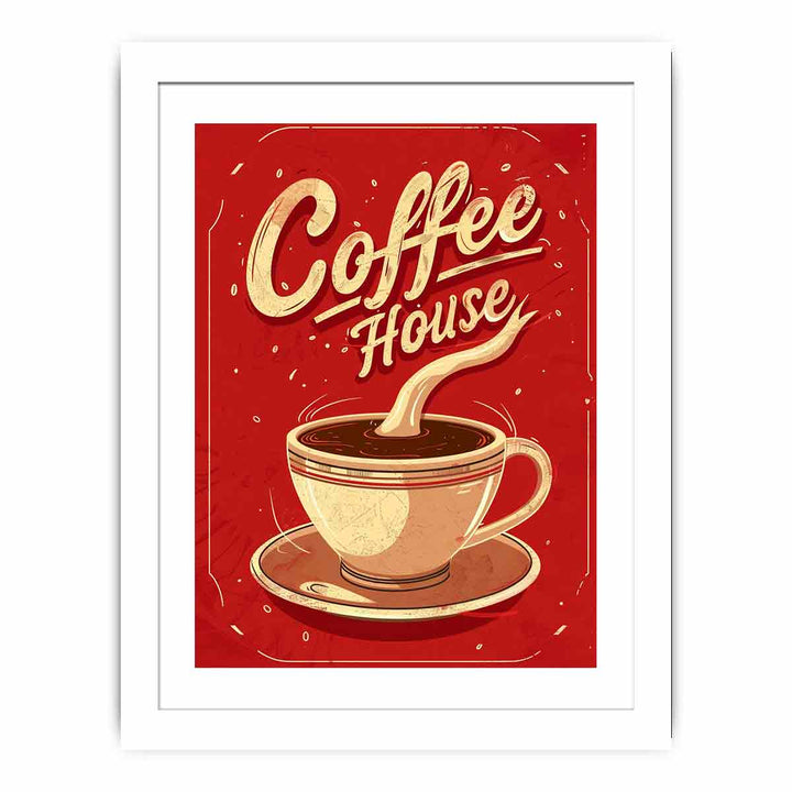 Coffee House Streched canvas