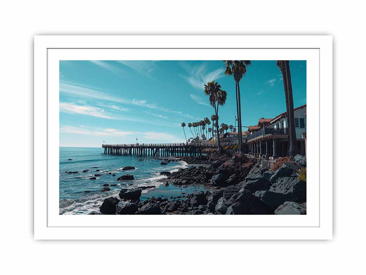California Pier Streched canvas