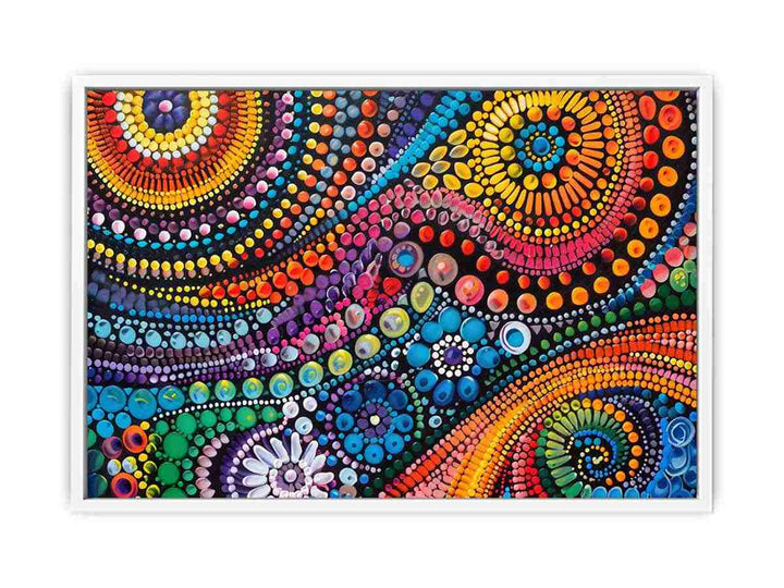 Dot Art Framed Print