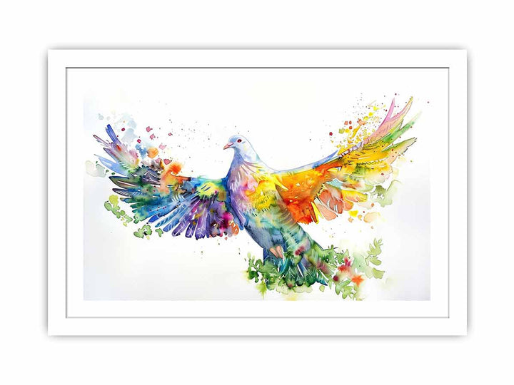Elegant Dove  Streched canvas