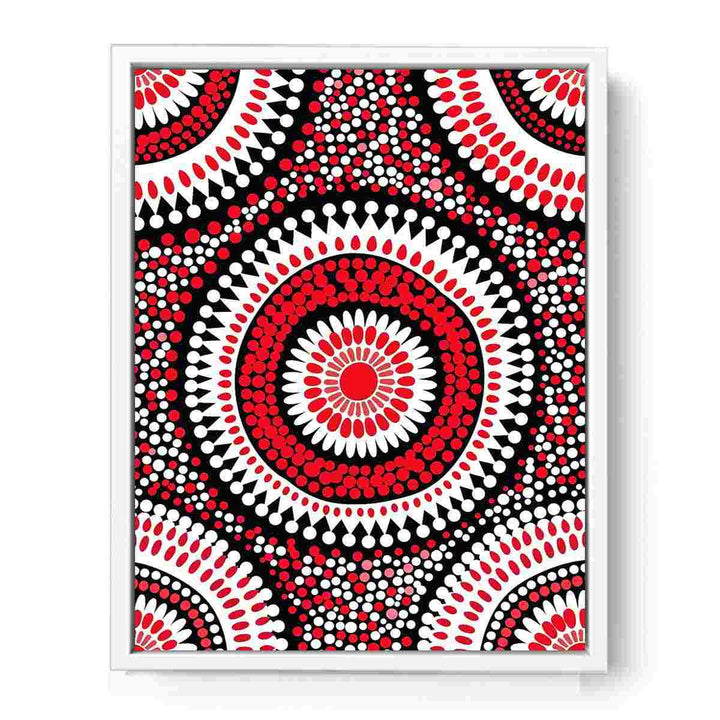 Red Centre  Framed Print