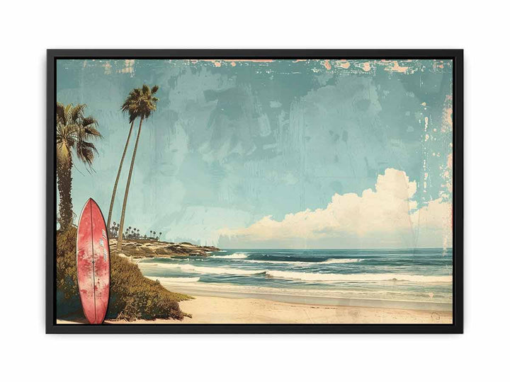 Beach Art  Painting canvas Print