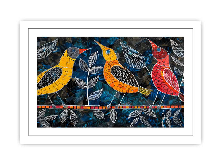 Three Birds Streched canvas