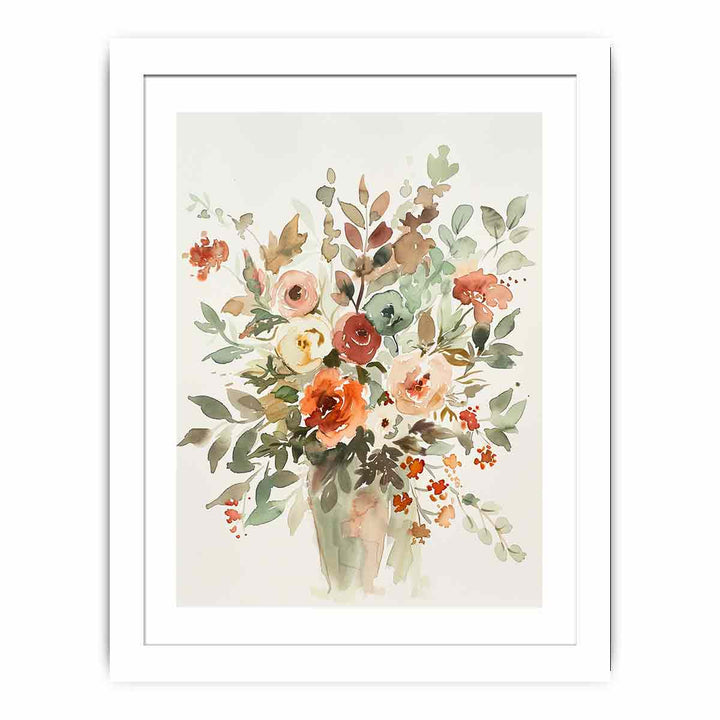 Flower Jar Streched canvas