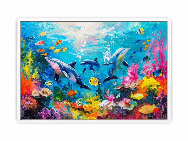 Underwater Love  Framed Print