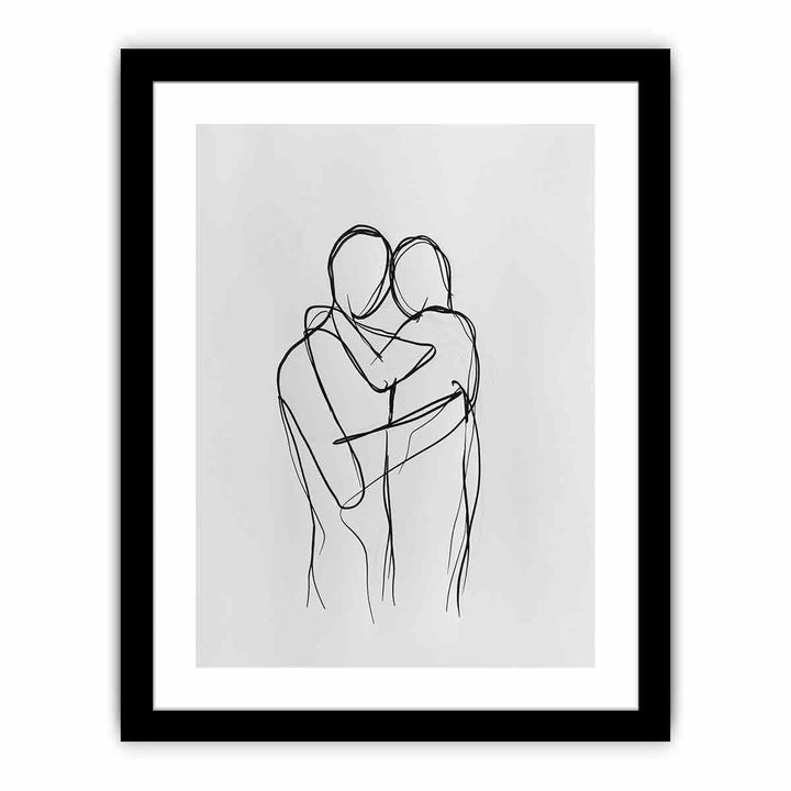 Tight Hug  Art Print