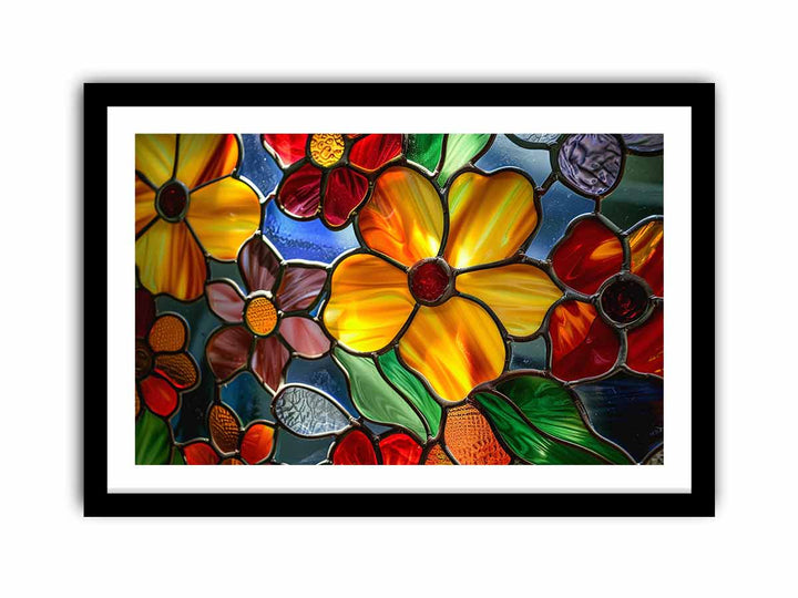 Glass Flowers  Art Print