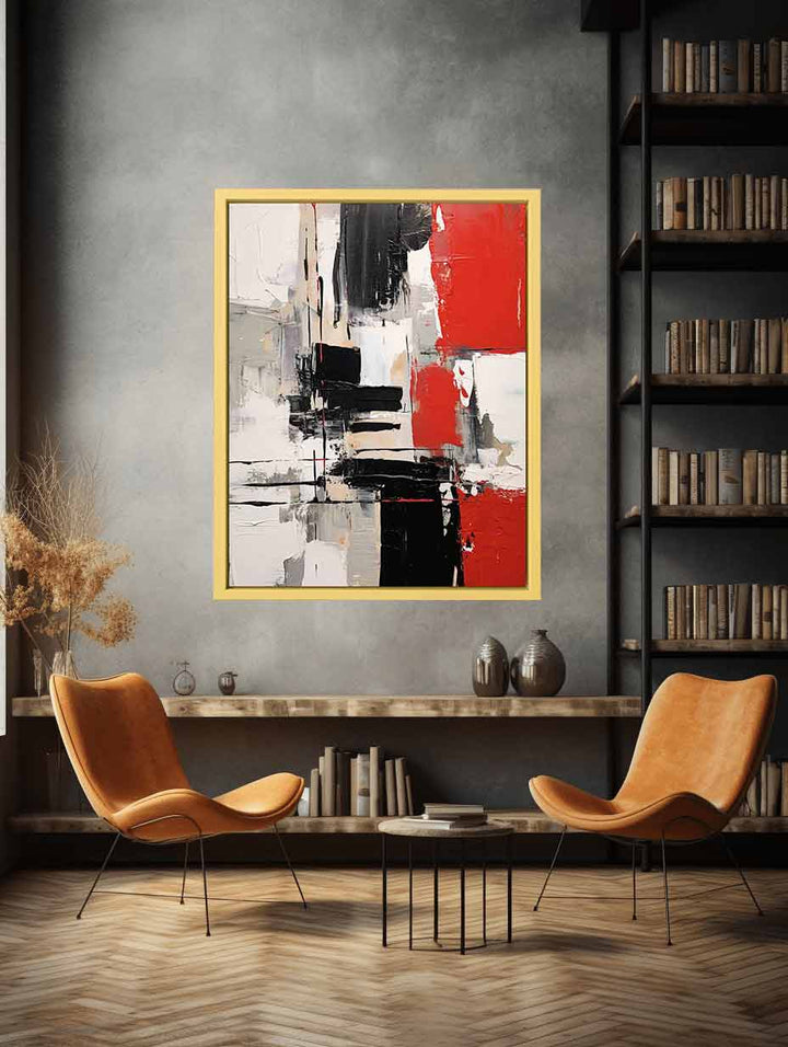 Red Contemporary Art Print