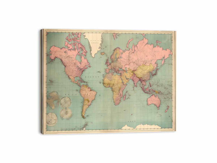 Vintage Map Canvas Print