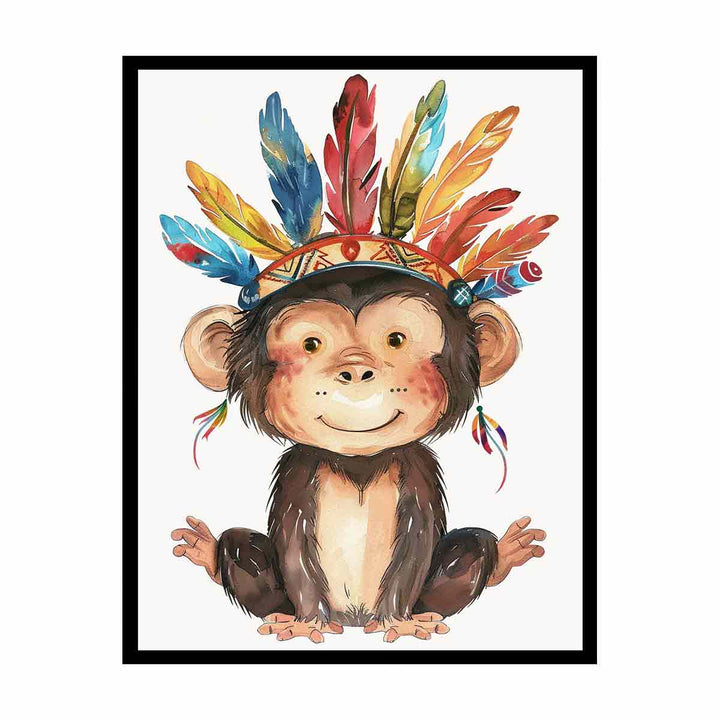 Monkey Face  Painting