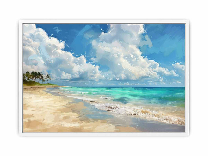 Beach Landscape Framed Print