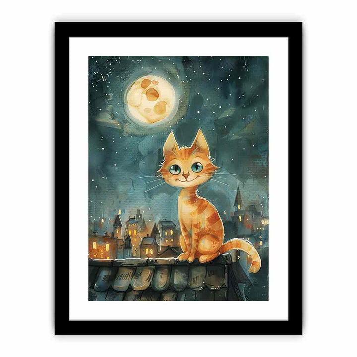 Cute Cat   Art Print