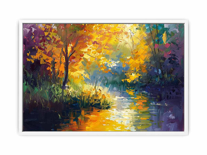 Lake Side  Framed Print