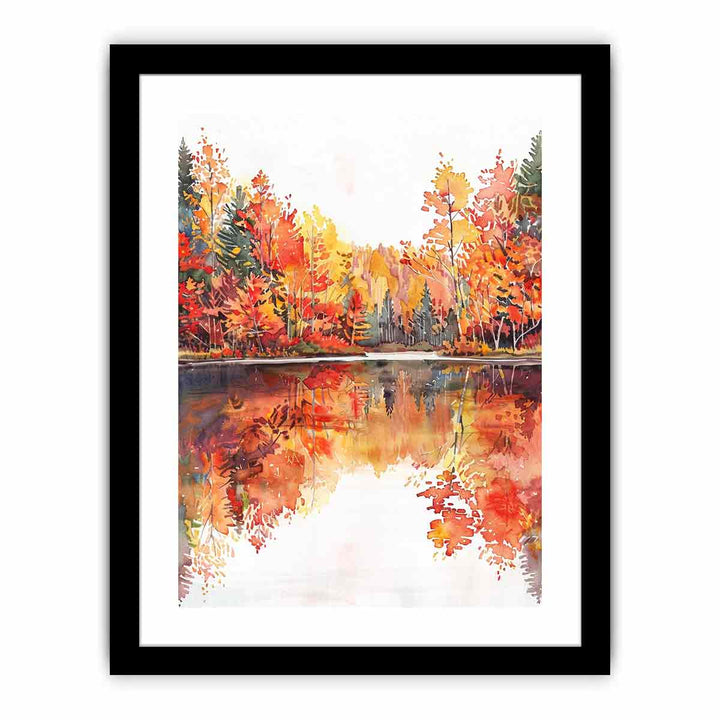 Lake Side   Art Print