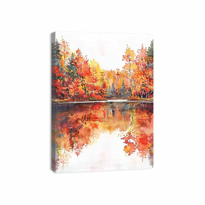 Lake Side  Canvas Print