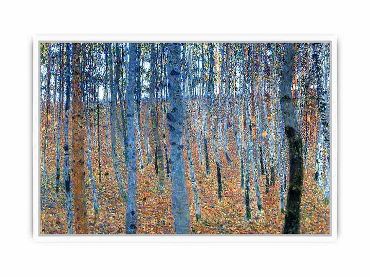 Beech Grove by Gustav Klimt Framed Print