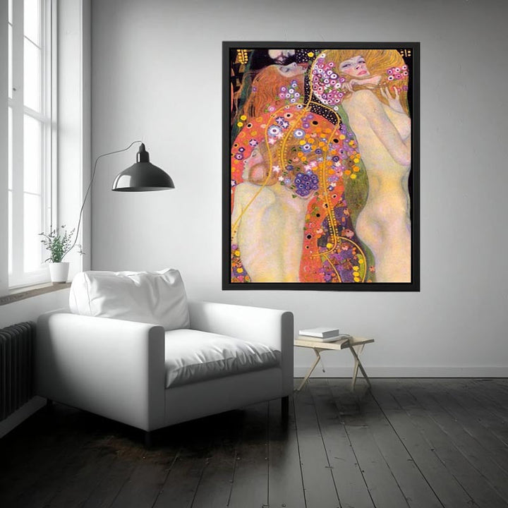 Water Serpents by Gustav Klimt Painting