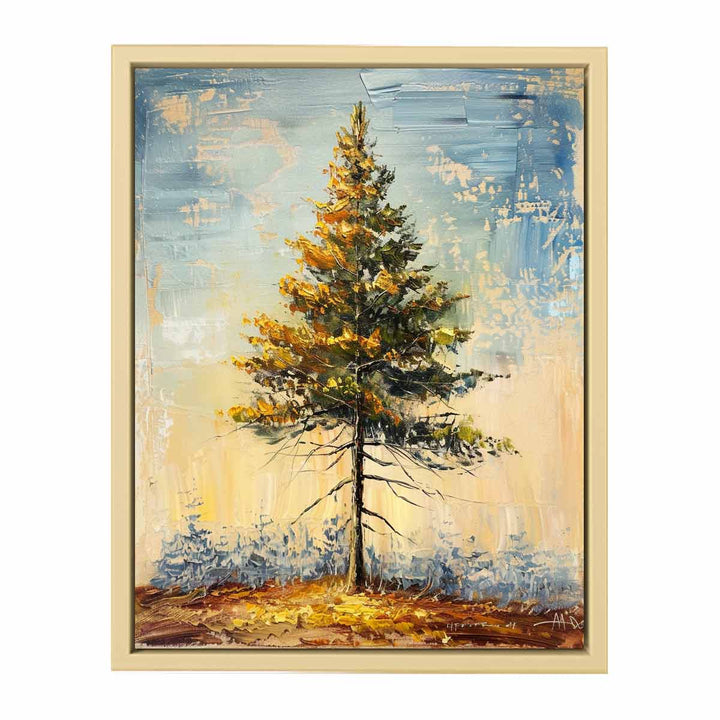 Pine Tree  Painting framed Print