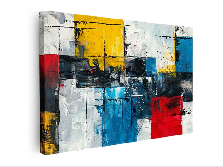 Modern Urban Abstract Painting canvas Print