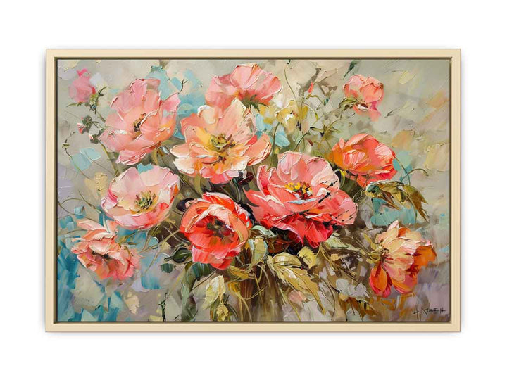 Floral Painting framed Print