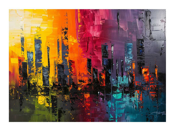 Abstract Paintings Art Print