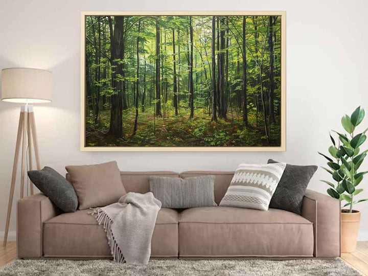 Northern Hardwood Forest Painting Art Print