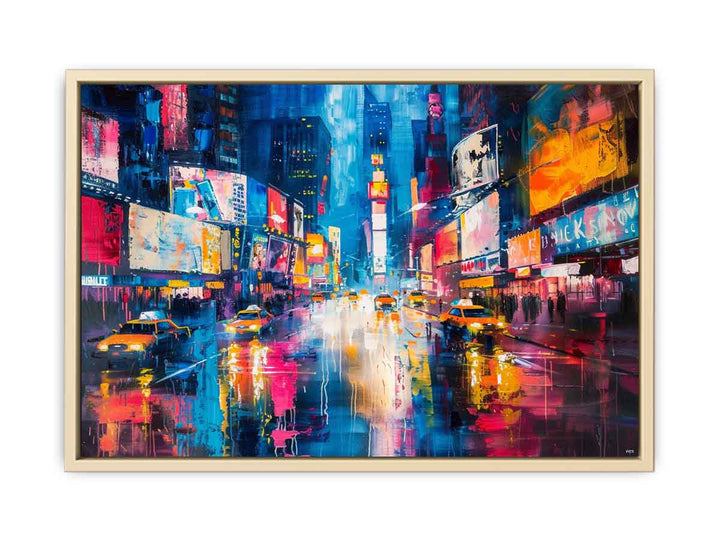  New York City Painting framed Print