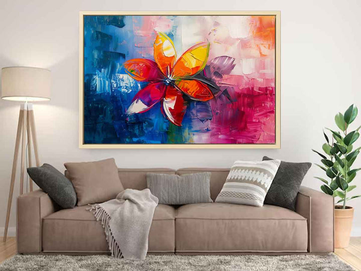 Floral Abstract Painting Art Print