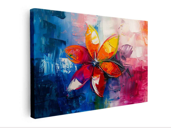 Floral Abstract Painting canvas Print